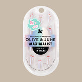 Cherry Floral Chrome French - Press-On | Medium | Oval
