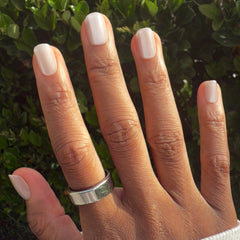 Marshmallow Velvet - Press-On | Extra Short | Squoval