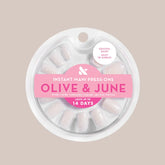 Milky 3D Bubbles - Press-On | Short | Squoval