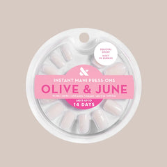 Milky 3D Bubbles - Press-On | Short | Squoval