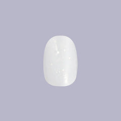 Milky Shimmer - Press-On | Short | Round