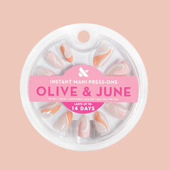 Pink Swirl Mixed Pack - Press-On | Medium | Almond
