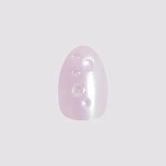 Purple Puka Raindrops - Press-On | Short | Almond