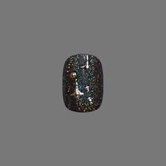 Holographic Starry Skies - Press-On | Short | Squoval