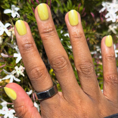 Citrus Chrome - Press-On | Extra Short | Round