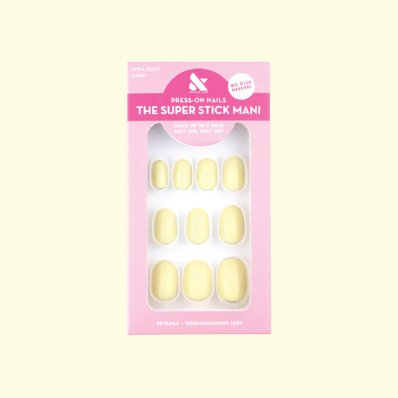 Sunny | Extra Short | Round - Tab Press-On